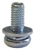 SCREW, PAN HEAD TORX, STEEL, M3, 6MM