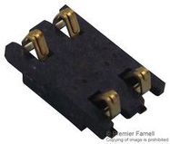 CONNECTOR, HEADER, 4POS, 2ROW, 1.6MM