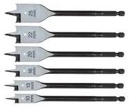 DRILL BIT SET, 10/13/16/20/22/25MM, 6PCS