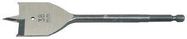 FLAT DRILL BIT, E6.3 DRIVE, 38MM, 160MM