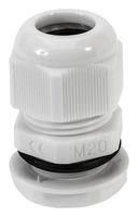 CABLE GLAND, NYLON 6.6, 13MM-18MM, GRY