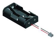 BATTERY HOLDER, AA SIZE, WIRE LEAD