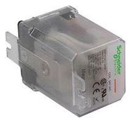 POWER RELAY, DPDT, 25A, 300VAC, PANEL