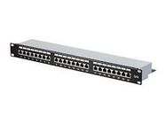 Patch panel 19' 1U FTP 24 ports, 6e cat