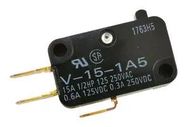 MINIATURE SWITCH, SPDT, 15A, 250V, 200GF