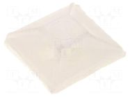 Holder; self-adhesive; polyamide; UL94V-2; natural; Ht: 3.2mm KSS WIRING
