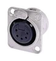 SOCKET, XLR, PANEL, UNIFIED, 5POLE