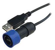 USB CABLE, 2.0, TYPE A PLUG-PLUG, 2M