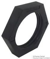 HEX NUT, POWER CONN, GF NYLON, NATURAL