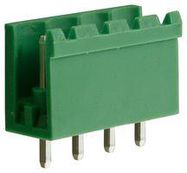 TERMINAL BLOCK, HEADER, 4POS, TH