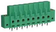 TERMINAL BLOCK, SOCKET, 8POS, R/A, TH