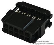 CONNECTOR, RCPT, 10POS, 2ROW, 2.54MM