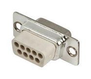 D-SUB CONNECTOR, RECEPTACLE, 9POS