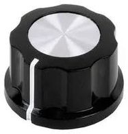 ROUND KNURLED KNOB, 20MM, PLASTIC