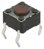 TACTILE SWITCH, SPST-NO, 0.05A, 12V, THD