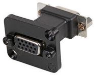 HIGH DENSITY D-SUB ADAPTER, 15POS, RCPT
