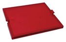 COVER, 42MM X 49MM X 2.5MM, PC, RED