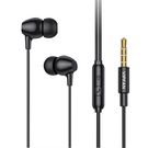 Wired in-ear headphones Vipfan M16, 3.5mm jack, 1m (black), Vipfan