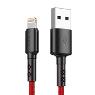 USB to Lightning cable VFAN X02, 3A, 1.8m (red), Vipfan