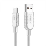 USB to USB-C cable VFAN X04, 5A, 1.2m (white), Vipfan