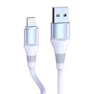 USB to Lightning cable Vipfan Colorful X08, 3A, 1.2m (white), Vipfan
