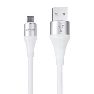 USB to Micro USB cable VFAN Colorful X09, 3A, 1.2m (white), Vipfan