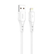 USB to Lightning cable VFAN Colorful X12, 3A, 1m (white), Vipfan