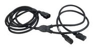 POWER CORD, IEC 60320 C14/2X C13, 3M