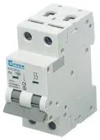 CIRCUIT BREAKER, 2 POLE, 2A, 230VAC