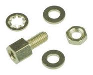 SCREWLOCK, FEMALE, 4-40 UNC, M3, 5MM