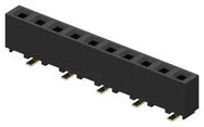 CONNECTOR, RCPT, 4POS, 1ROW, 2.54MM