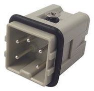 HEAVY DUTY INSERT, PLUG, 4POS, 14AWG