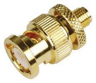 RF COAX ADAPTOR, SMA JACK-BNC PLUG, 4GHZ