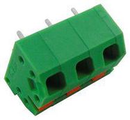 TB, WIRE TO BOARD, 3POS, 24-16AWG, GREEN
