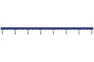 SHORT BAR, SKT, 31MM, 8POLE, BLUE
