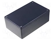 Enclosure: multipurpose; X: 107mm; Y: 167mm; Z: 65mm; 1594; ABS; black 