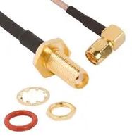 CABLE ASSY, SMA R/A PLUG-SMA JACK, 12"