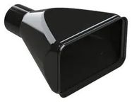 BOOT, RCPT/PLUG CONN, STRAIGHT, BLACK