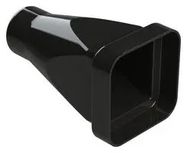 BOOT, RCPT/PLUG CONN, STRAIGHT, BLACK