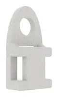 CBL TIE HOLDER, SCREW, NATURAL/NYLON 6.6