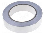 Tape: shielding; W: 25mm; L: 33m; Thk: 0.088mm; acrylic conductive H-OLD