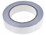 Tape: shielding; W: 25mm; L: 33m; Thk: 0.088mm; acrylic conductive H-OLD