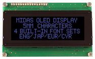 OLED DISPLAY, 20X4, PARALLEL, 5.3V