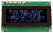 OLED DISPLAY, 20X4, PARALLEL, 5.3V