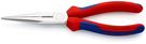 KNIPEX 26 15 200 Snipe Nose Side Cutting Pliers (Stork Beak Pliers) with multi-component grips chrome-plated 200 mm