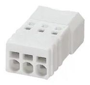 TERMINAL BLOCK, PLUGGABLE, 3POS, 20AWG