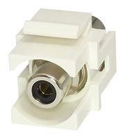 RCA KEYSTONE COUPLER, RECEPTACLE, WHT