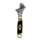 Adjustable Wrench with Plastic Handler Deli Tools EDL30108, 8" (silver), Deli Tools