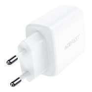 Wall Charger Acefast A25, USB + USB-C, PD 20W (white), Acefast