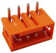 TERMINAL BLOCK, R/A, HEADER, 4POS, TH